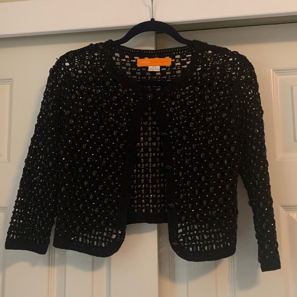 Cynthia Steffe top sweater cardigan size M